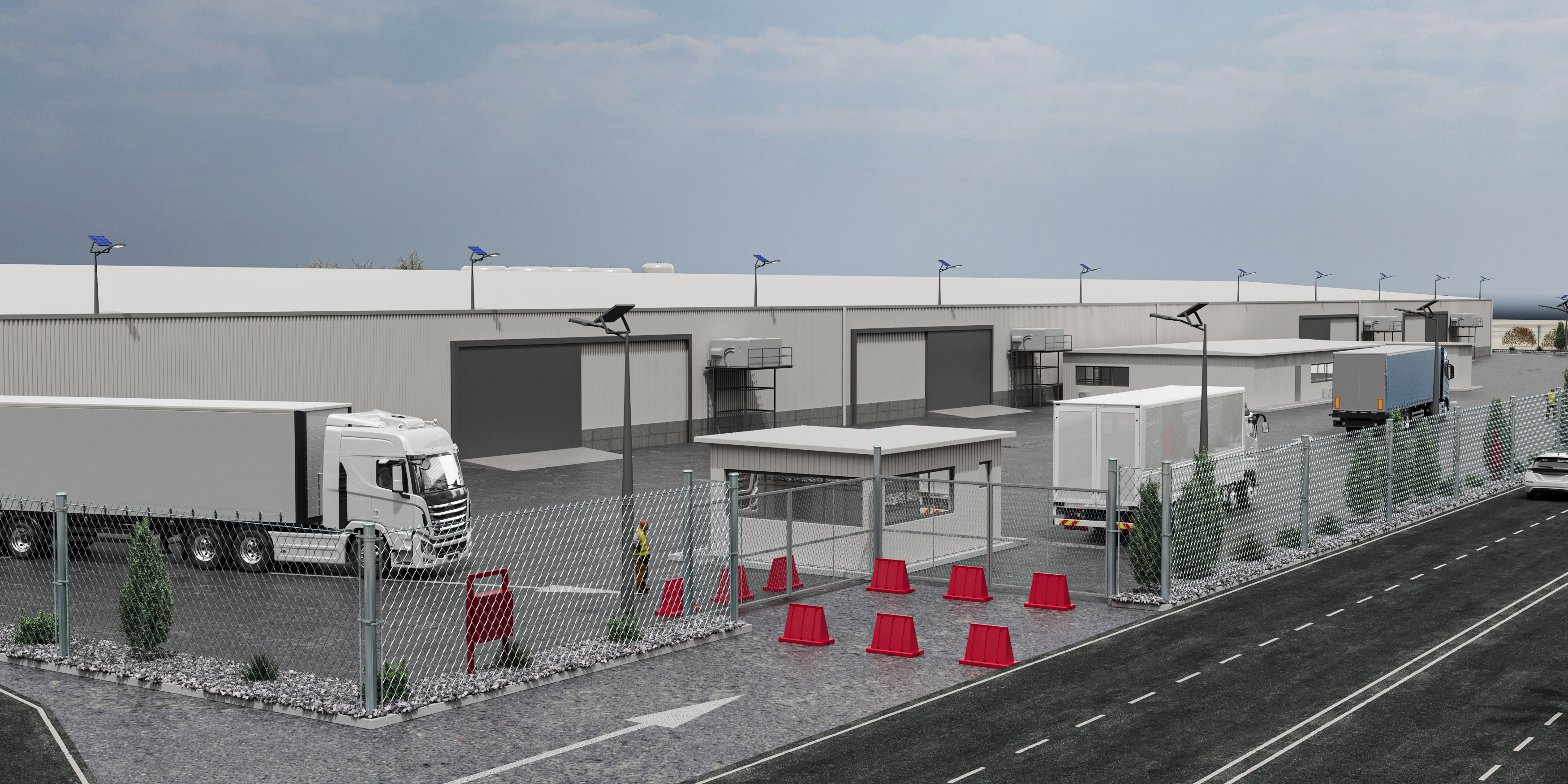 مشروع انشاء مخازن للمعداث الثقيلة علي مساحه 10000بمنطقة نيوم - المملكة العربية السعودية