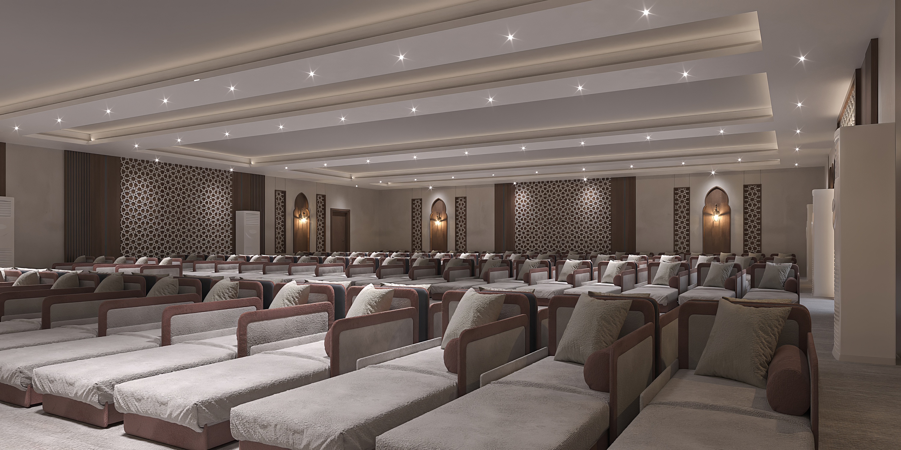 اعمال الديكور والشوب دروونج لمخيمات المبيت الفاخره نموذج ثاني بموسم الحج 2025